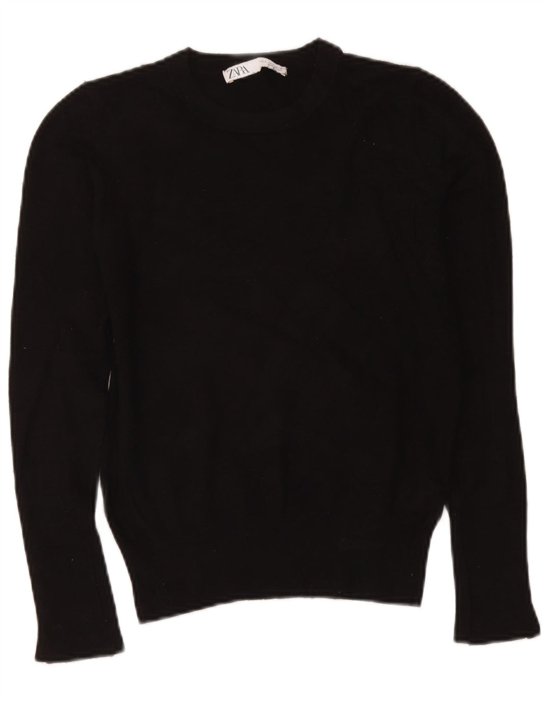 Zara Pull ras du cou pour femme UK 10 Petit Noir