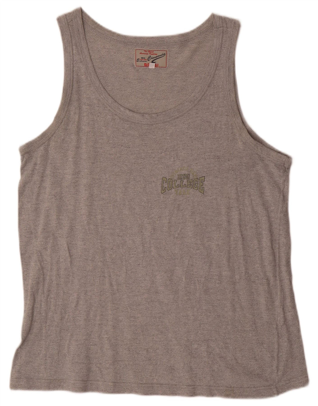 Brugi Débardeur Homme Grand Gris Coton