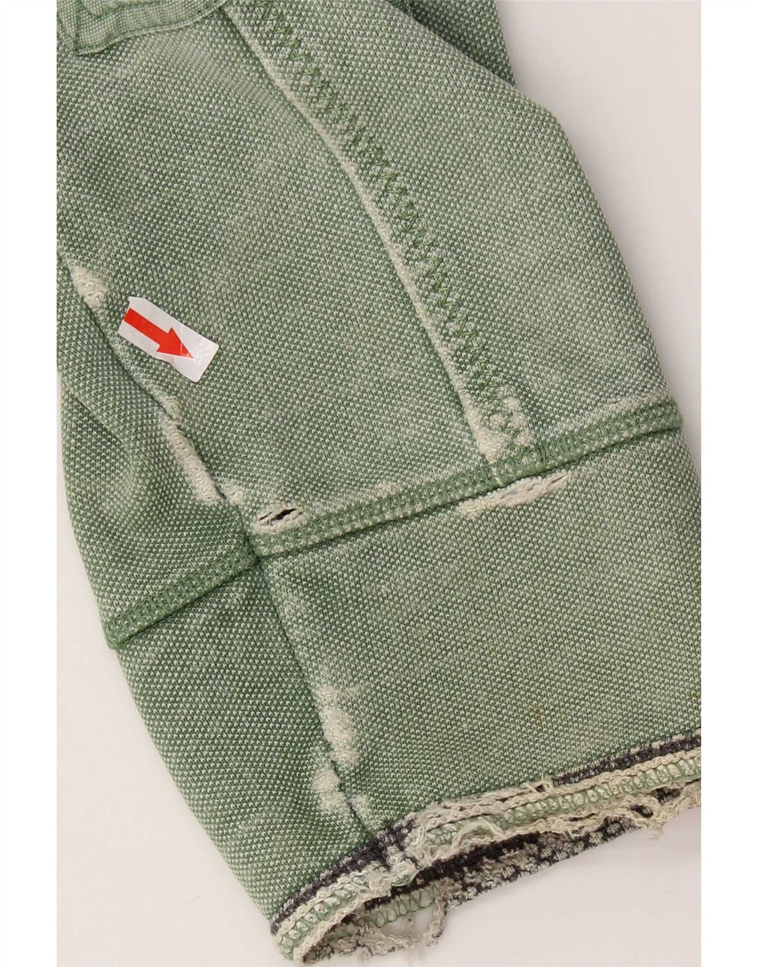 Fat Face Sweat-Shirt Col Zippé Homme Vert Moyen Coton