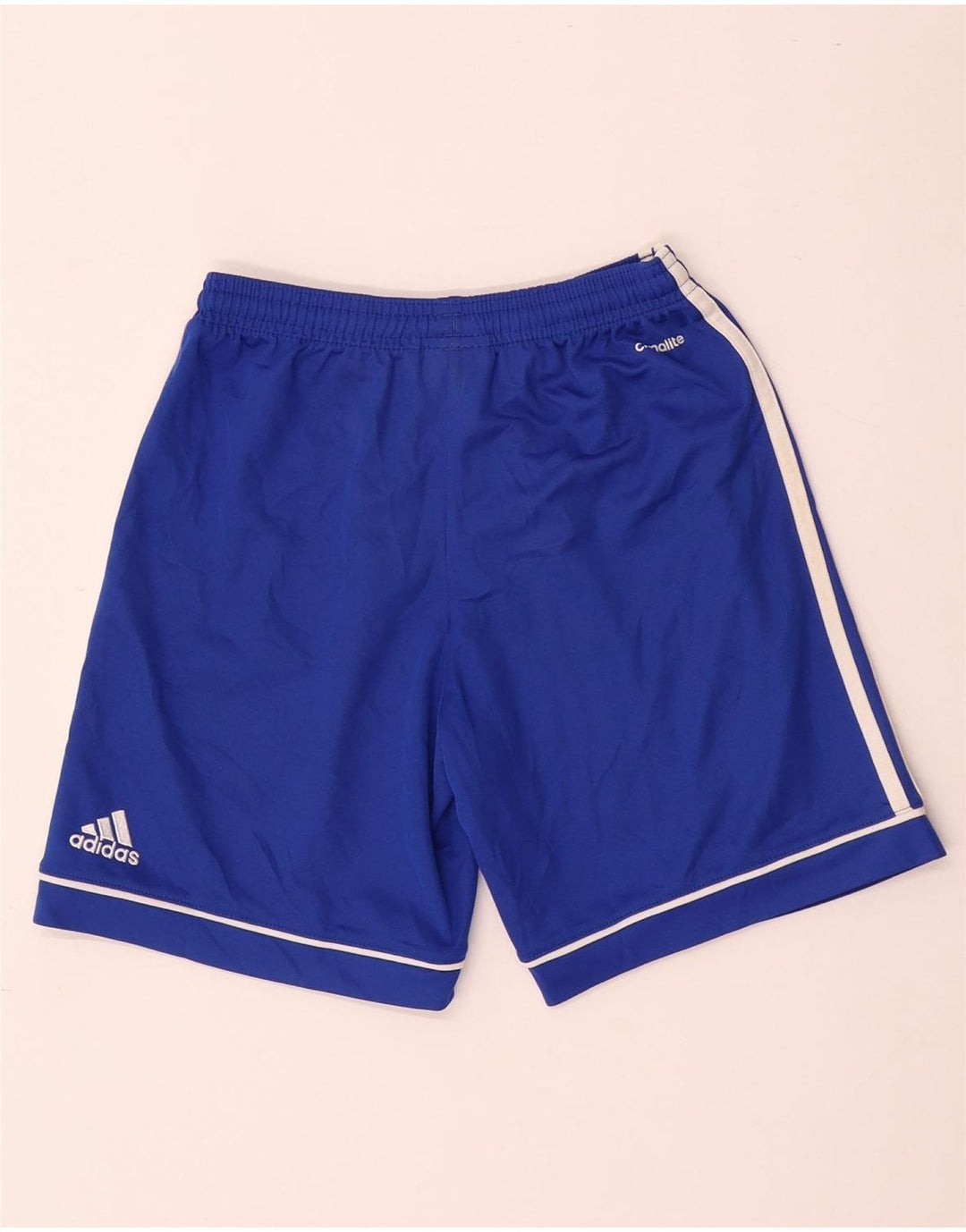 Adidas Garçon Climalite Sport Short 11-12 ans Bleu Polyester