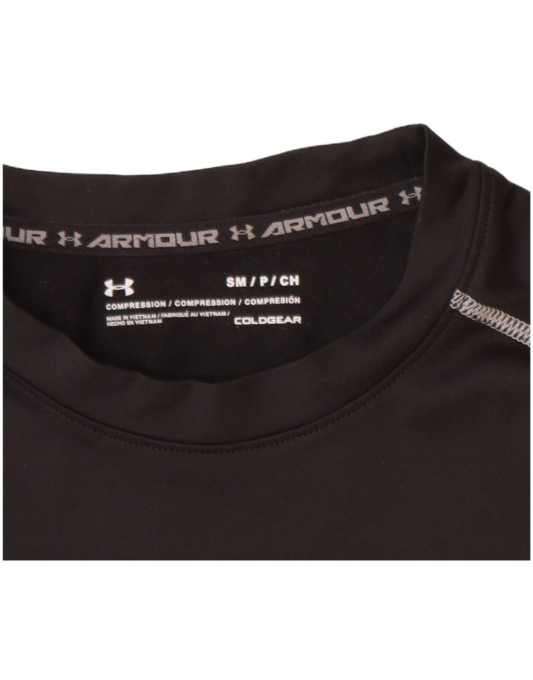 UNDER ARMOUR Haut Cold Gear Homme Manches Longues Petit Noir