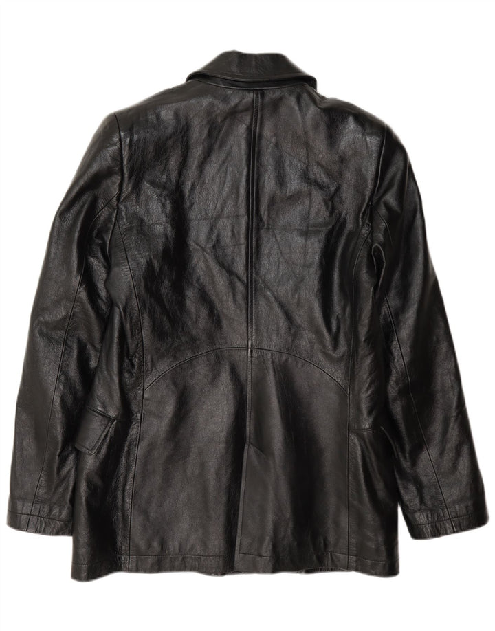 Morelli Veste En Cuir Femme IT 44 Moyen Noir