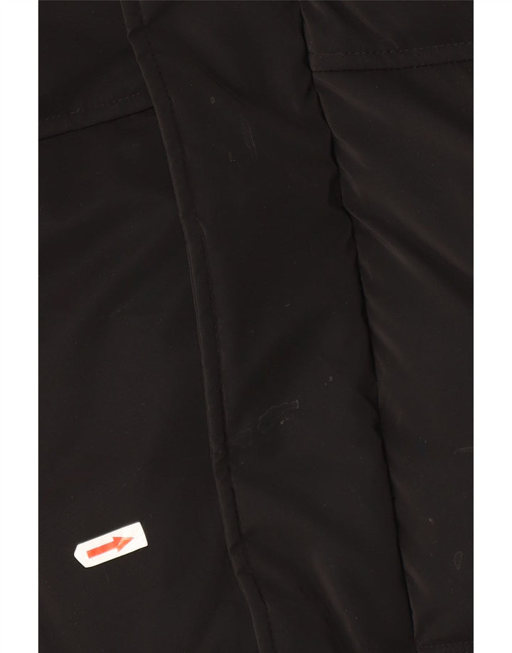 Zara Manteau matelassé à capuche pour homme UK 38 Noir moyen