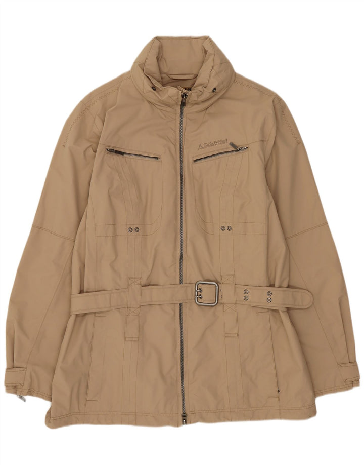 Schoffel Veste de pluie à capuche pour femme UK 16 Large Beige