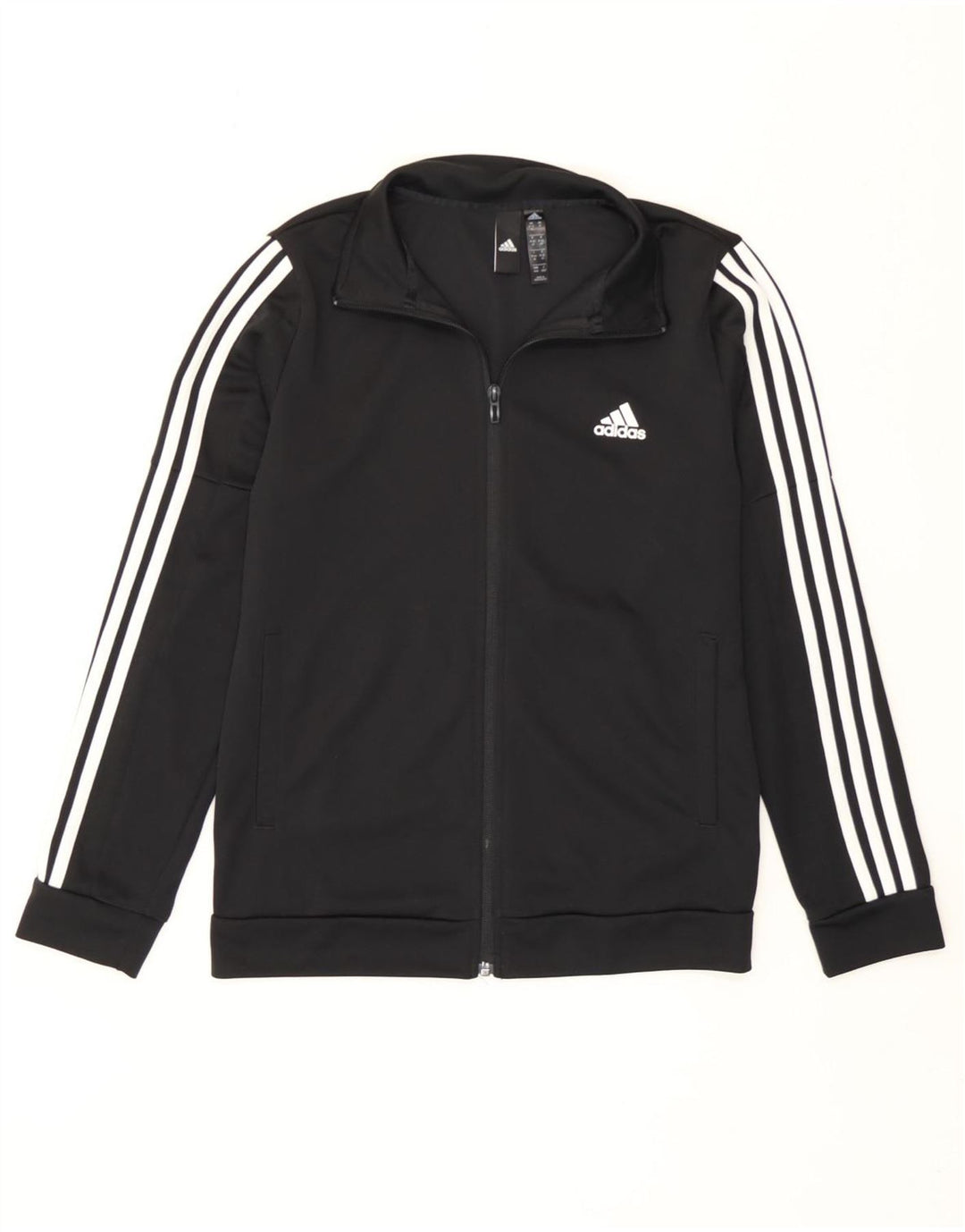 Adidas Veste de survêtement pour femme UK 12/14 Polyester noir moyen