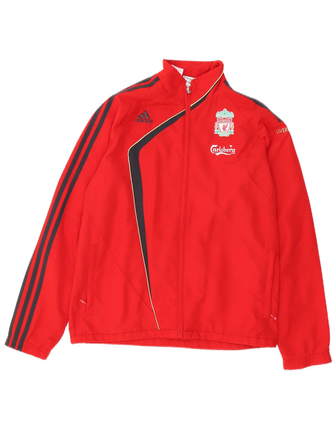ADIDAS Veste de survêtement Liverpool pour garçon 13-14 ans Rouge Colourblock
