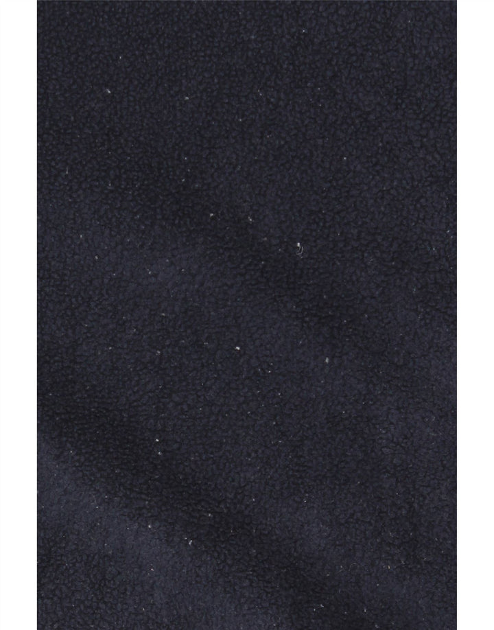 Kappa Pull Polaire à Col Zippé Homme Bleu Marine Moyen Polyester Sports