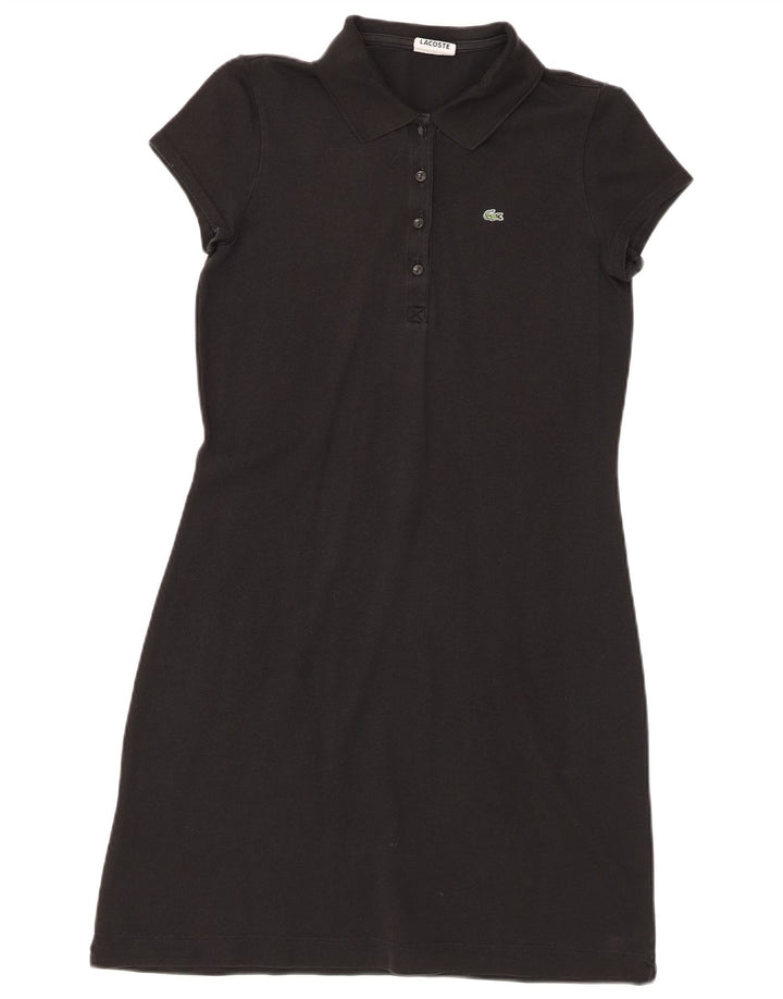 Lacoste Robe Polo Femme Taille 42 Grand Coton Noir