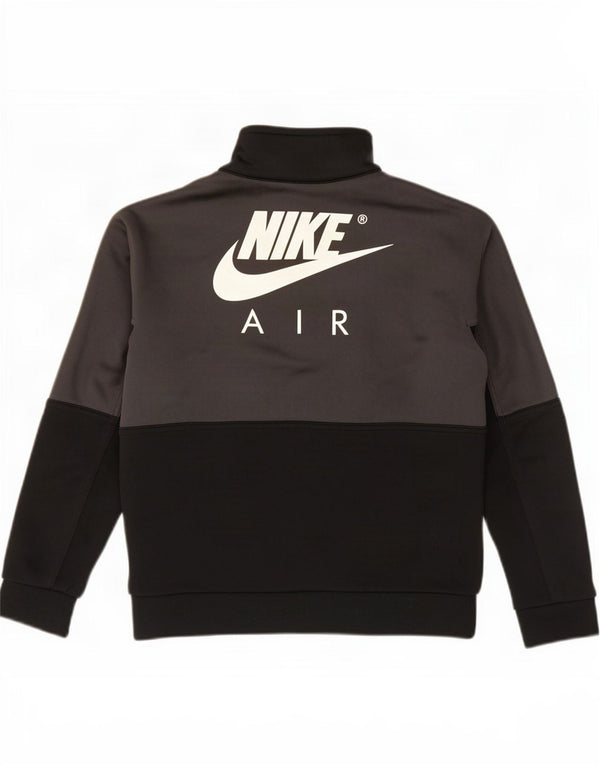 Nike Sweat-shirt graphique pour garçon 8-9 ans Petit Noir Colorblock