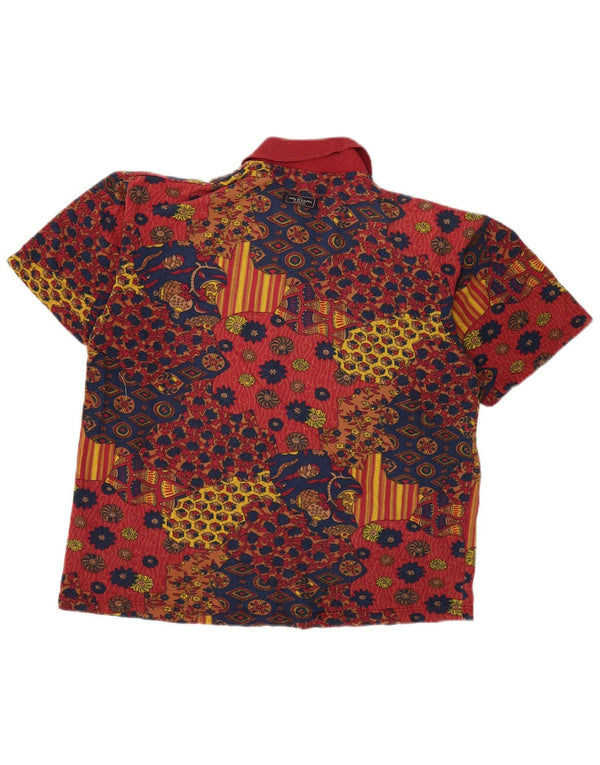 Kappa Polo Homme Large Coton Floral Multicolore