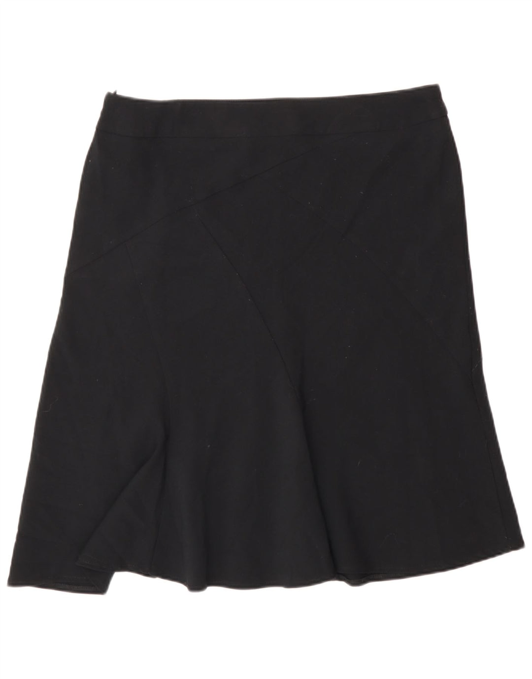 Marks & Spencer Jupe trapèze pour femme UK 14 Large W32 Noir Polyester