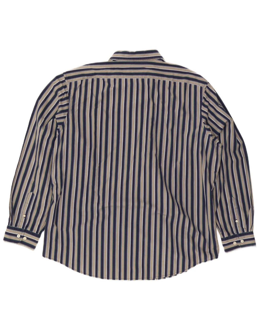 Gap Chemise coupe classique pour homme Taille 18 1/2 2XL Coton rayé multicolore