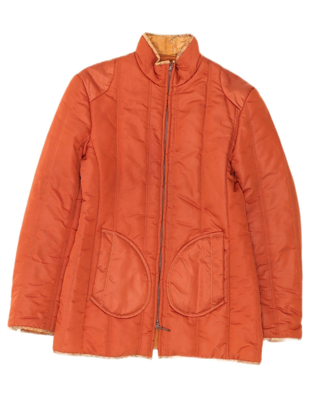 ALVIERO MARTINI Veste matelassée femme IT 44 Orange moyen