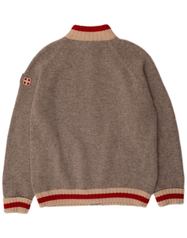 MC NEAL Pull Cardigan Homme 2XL Gris Laine