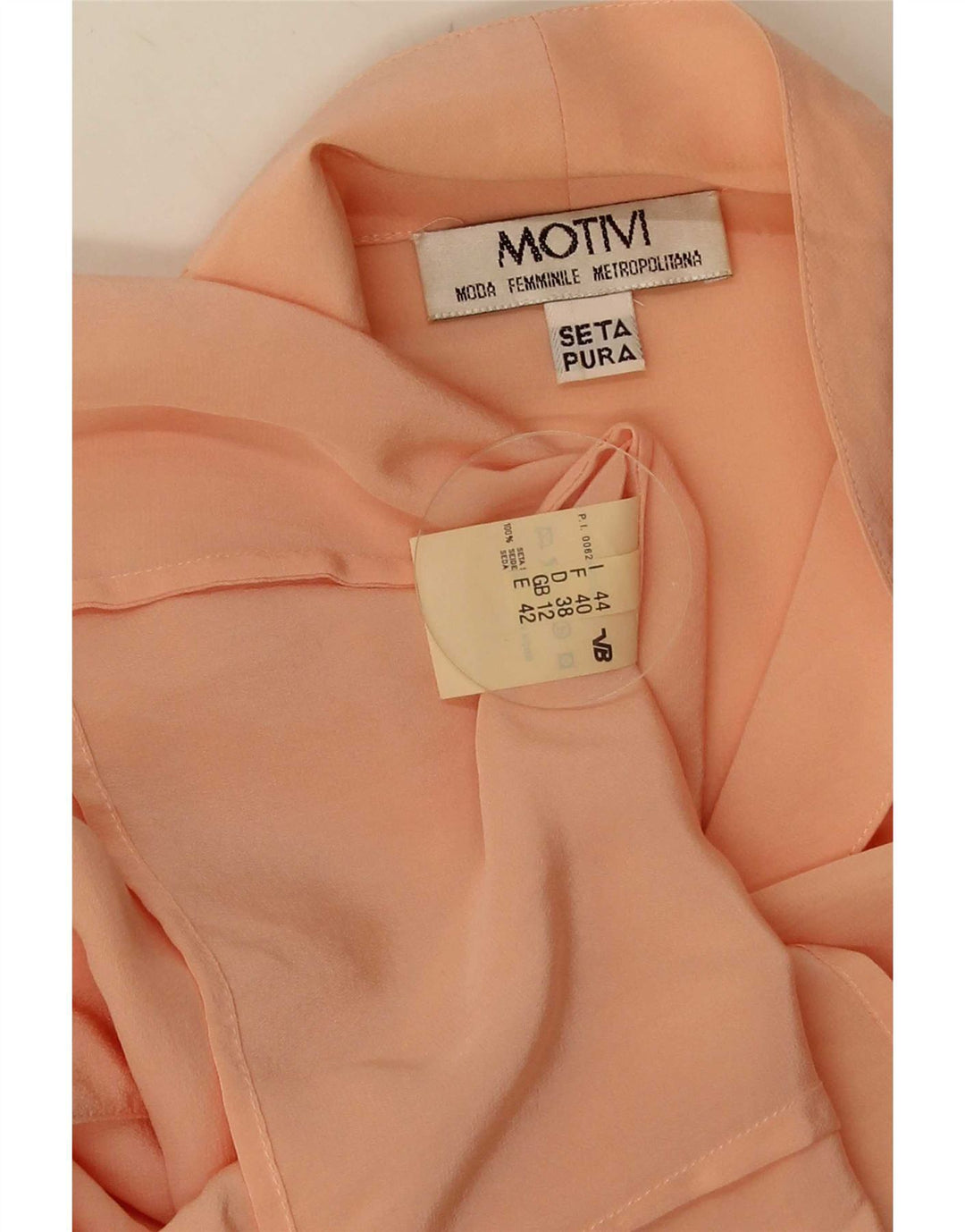 MOTIVI Chemisier Femme UK 12 Soie Rose Moyen