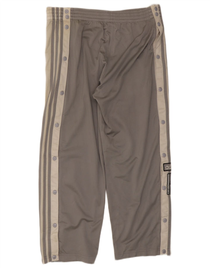 Adidas Pantalon de survêtement graphique pour homme XS Gris Polyester