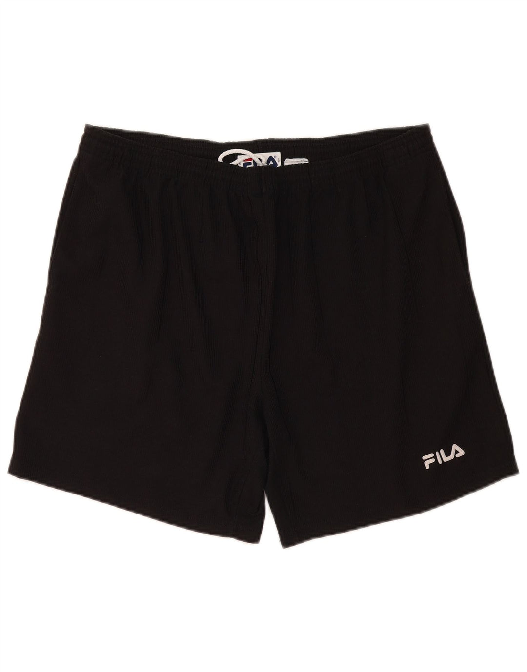 Fila Short de Sport Homme Noir Moyen Polyester