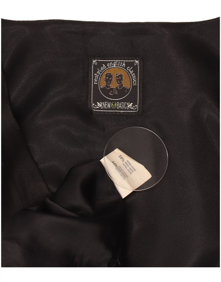 gilet homme vintage grande viscose florale noire