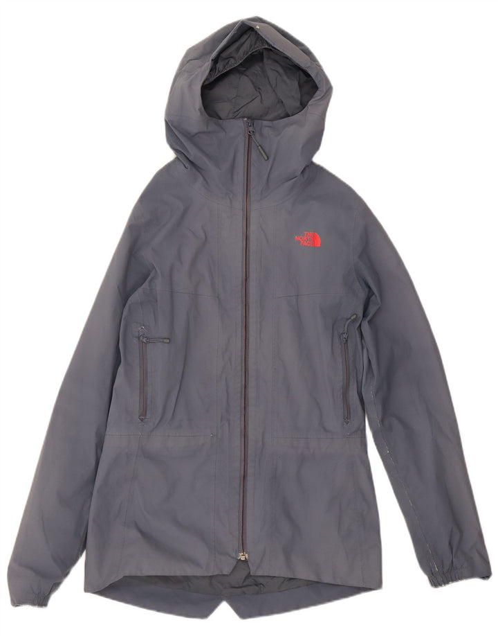 The North Face Veste de pluie à capuche pour femme UK 6 XS Gris Polyester