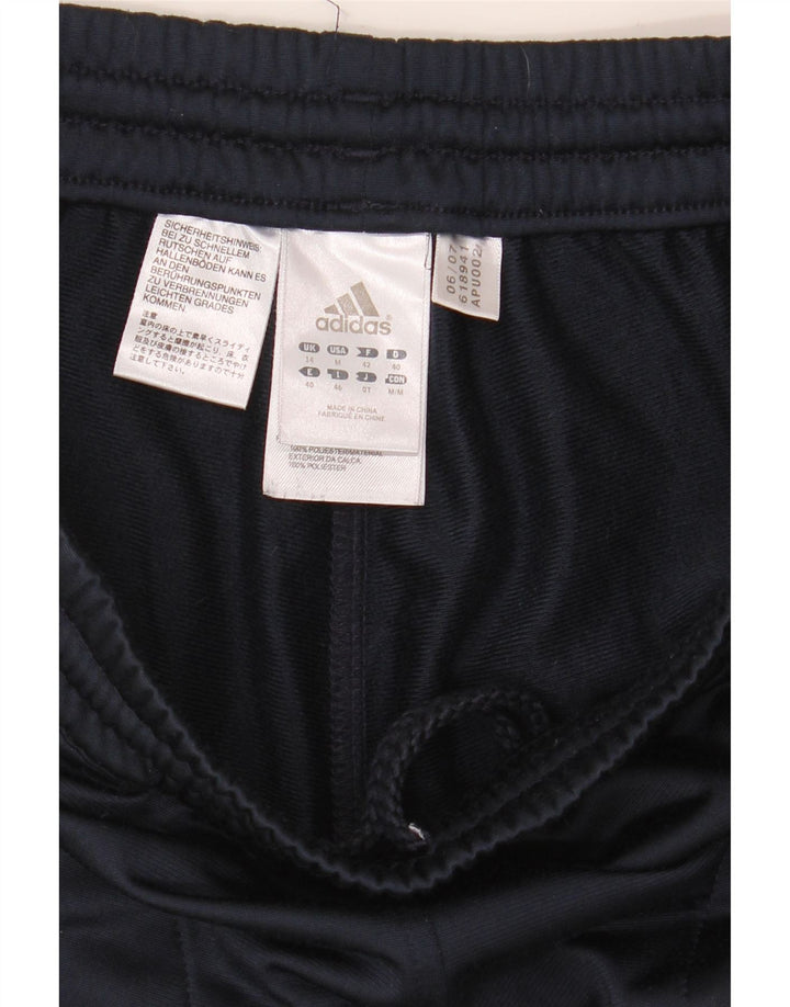 Adidas Pantalon de survêtement pour femme UK 14 Bleu marine moyen Polyester