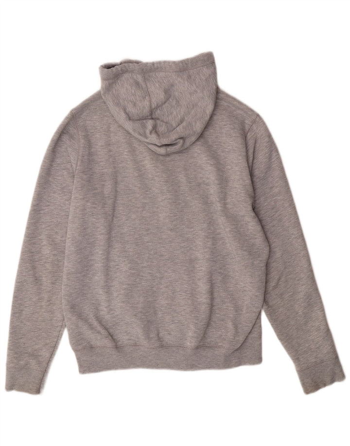 TOMMY HILFIGER Pull à Capuche Zippé Regular Fit Homme Gris Moyen Chiné