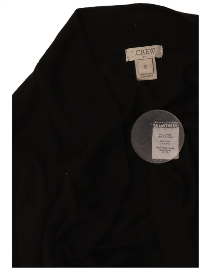 J. Crew Pull cardigan ouvert pour femme UK 10 Petit coton noir