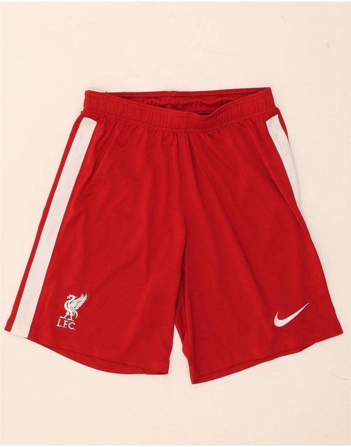 Nike Short de sport Liverpool pour homme en polyester color block rouge moyen