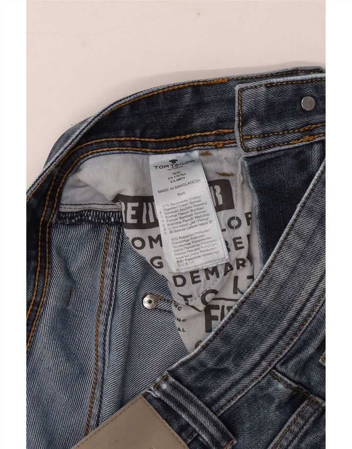 Tom Tailor Jean droit homme W30 L29 bleu marine coton