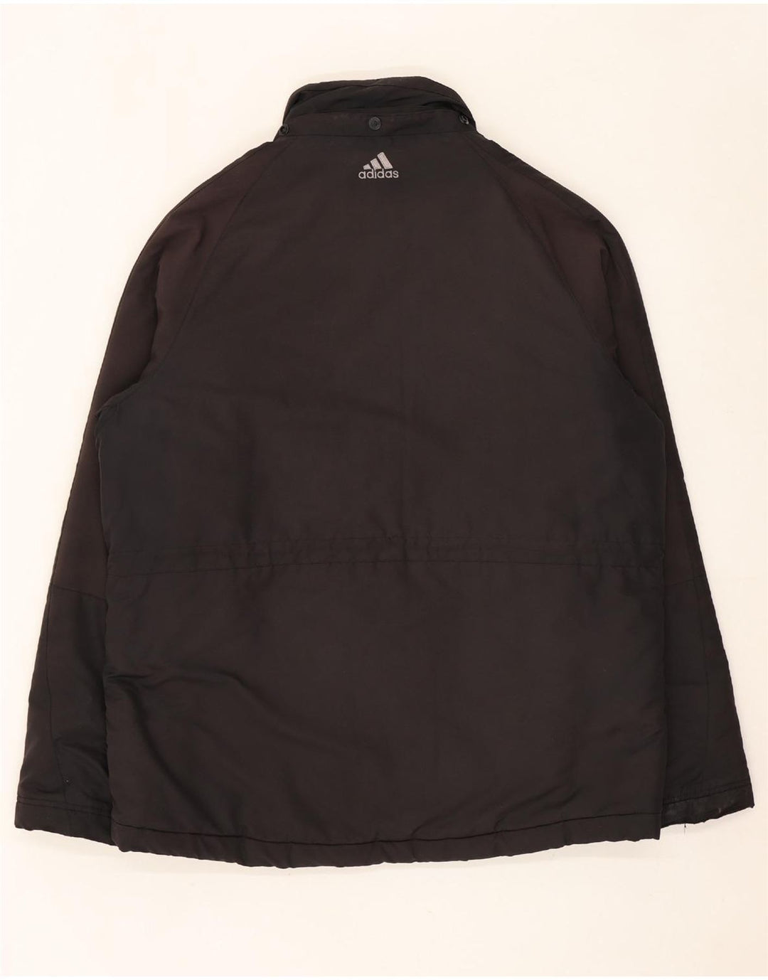 ADIDAS Veste coupe-vent pour hommes UK 40 Large Noir Polyester