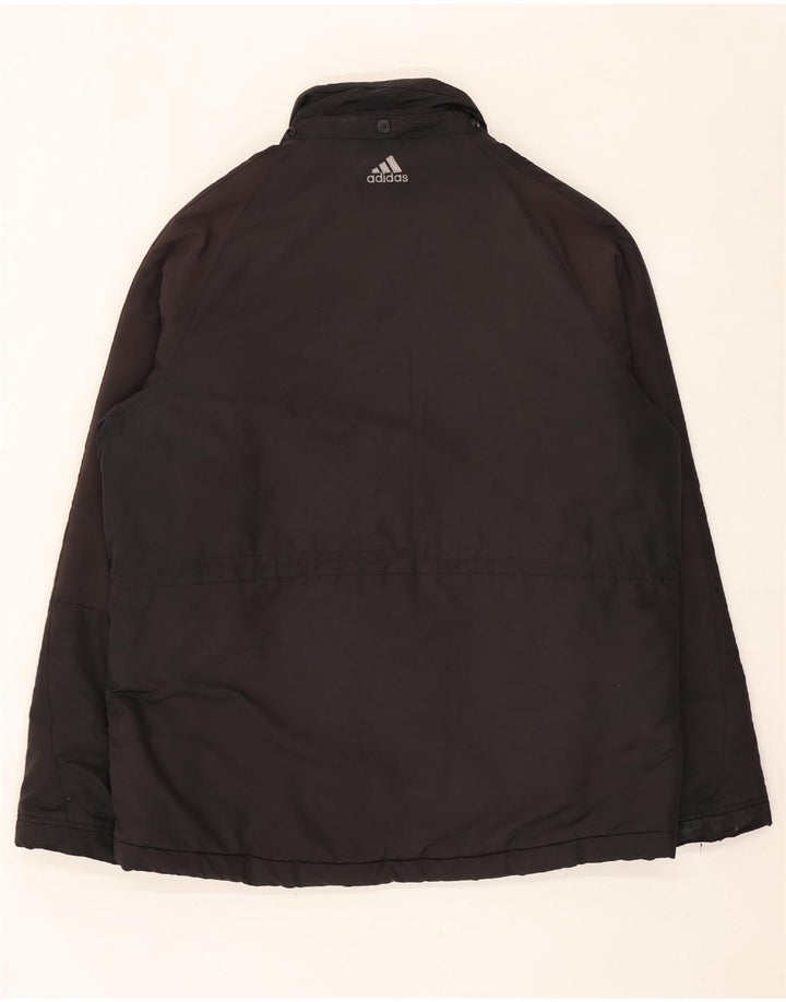 ADIDAS Veste coupe-vent pour hommes UK 40 Large Noir Polyester