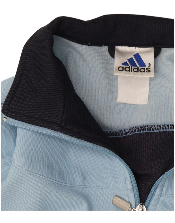 Adidas Veste de survêtement pour femme UK 12 Bleu marine moyen Colourblock