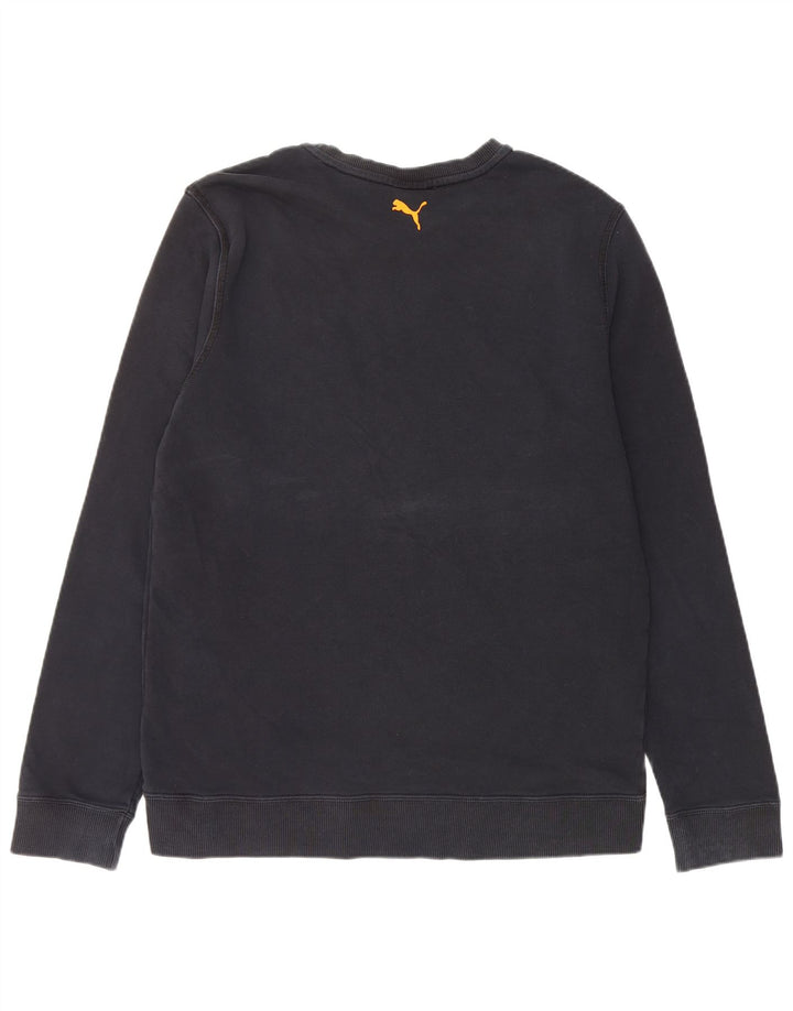Puma Sweat-shirt graphique pour homme, grand, bleu marine