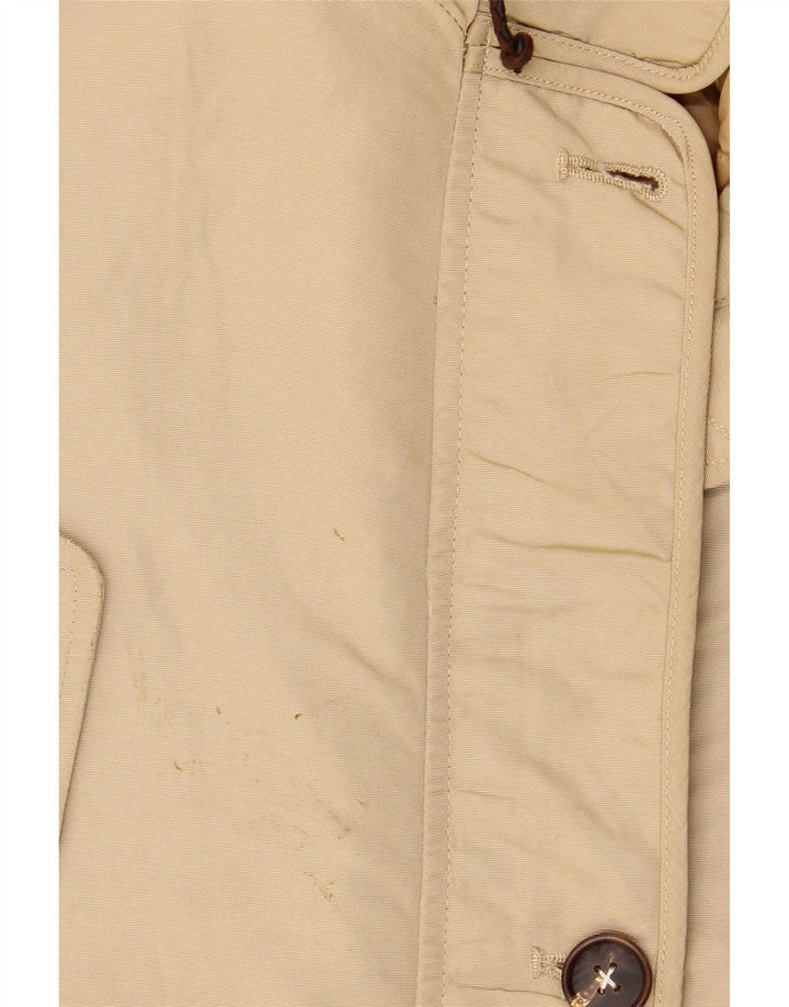 Massimo Dutti Veste Parka surdimensionnée à capuche pour femme UK 6 XS Kaki