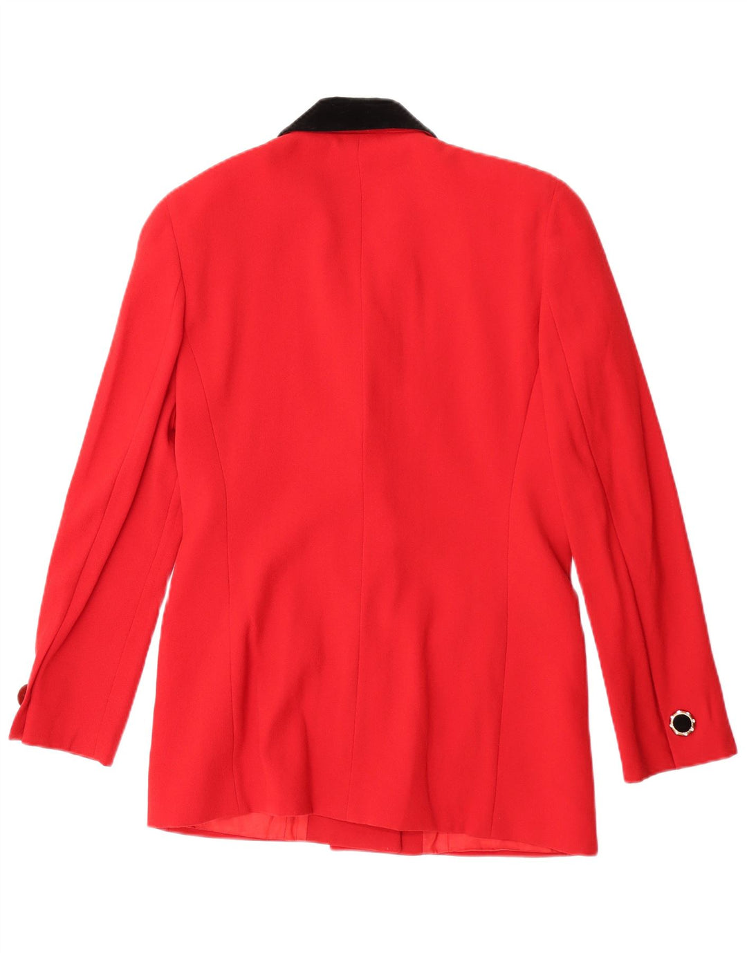 Renato Balestra Veste Blazer Chic à 3 Boutons Pour Femme IT 40 Petit Rouge Classique