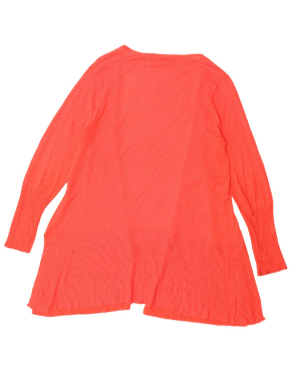 Marks & Spencer Pull cardigan ouvert pour femme UK 12 Rouge moyen