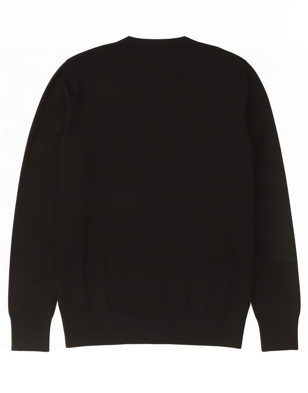 Gap Pull col V pour femme UK 16 Large Noir Coton