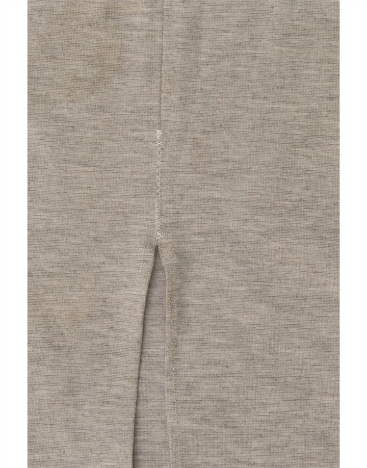 Zara Robe moulante sans manches pour femme UK 8 Petit Polyester Gris