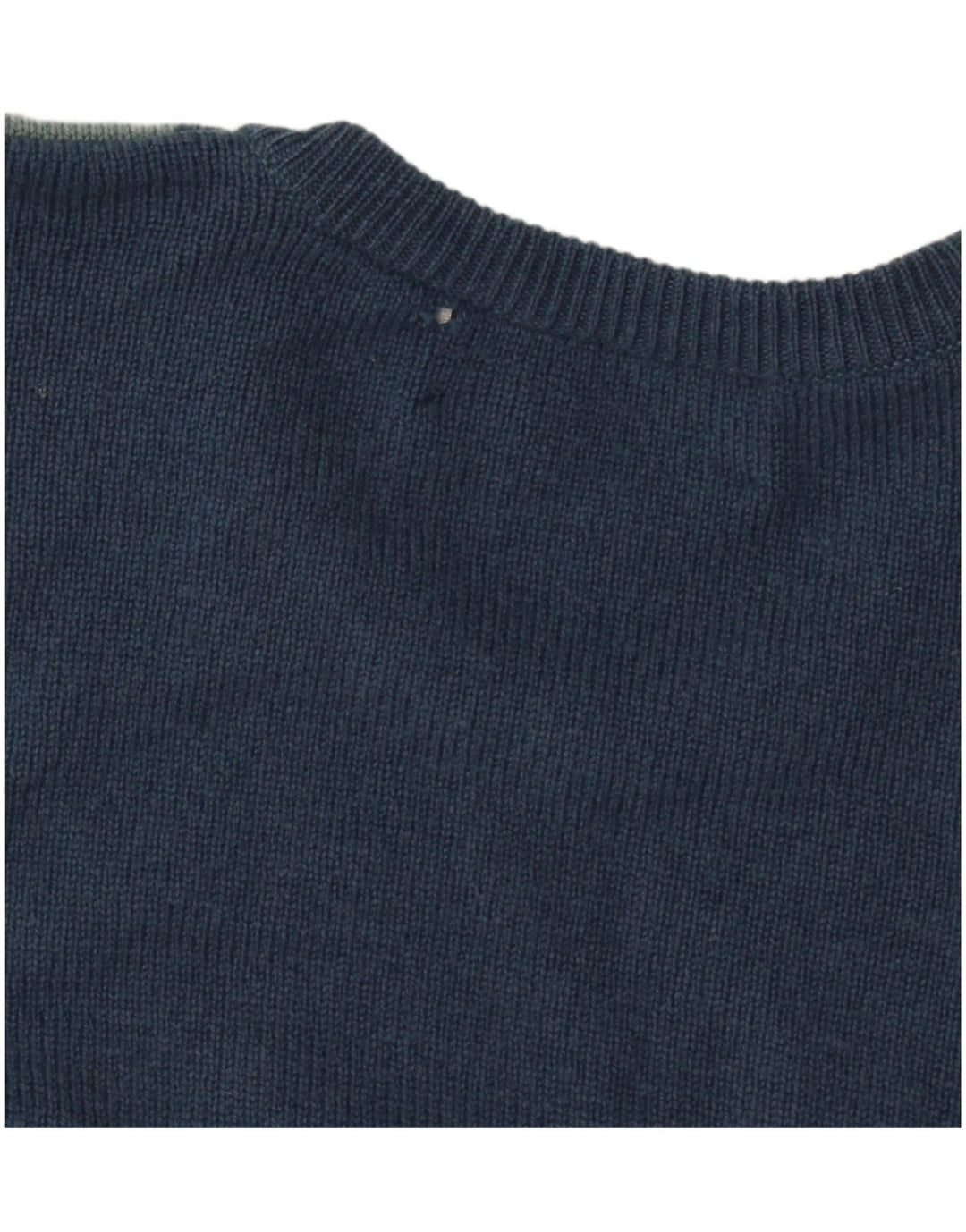 Lyle & Scott Pull à col rond pour homme, grand, bleu marine, argyle/diamant