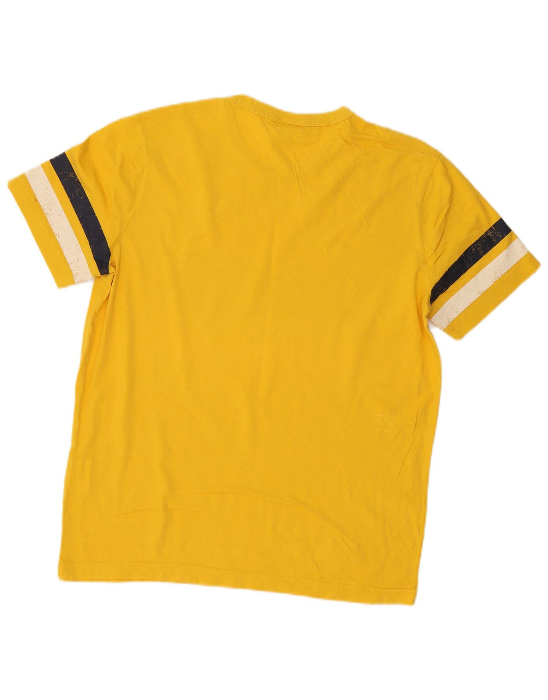 CHAMPION T-Shirt Graphique Homme Jaune Moyen Coton Colorblock