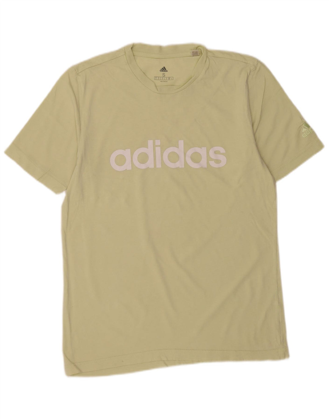 Adidas T-shirt graphique pour hommes, petit, vert