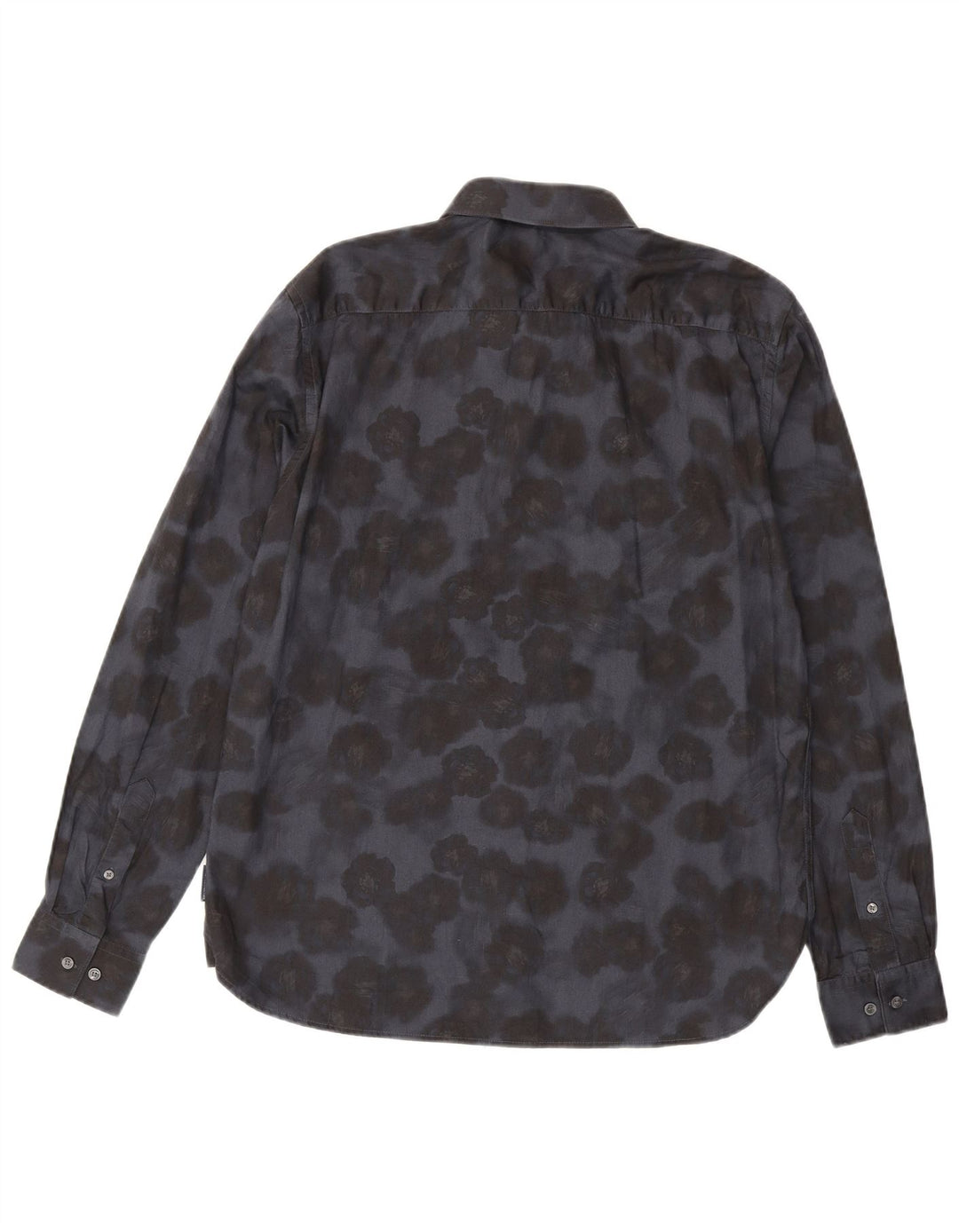 French Connection Chemise Regular Fit Homme Bleu Marine Coton Floral
