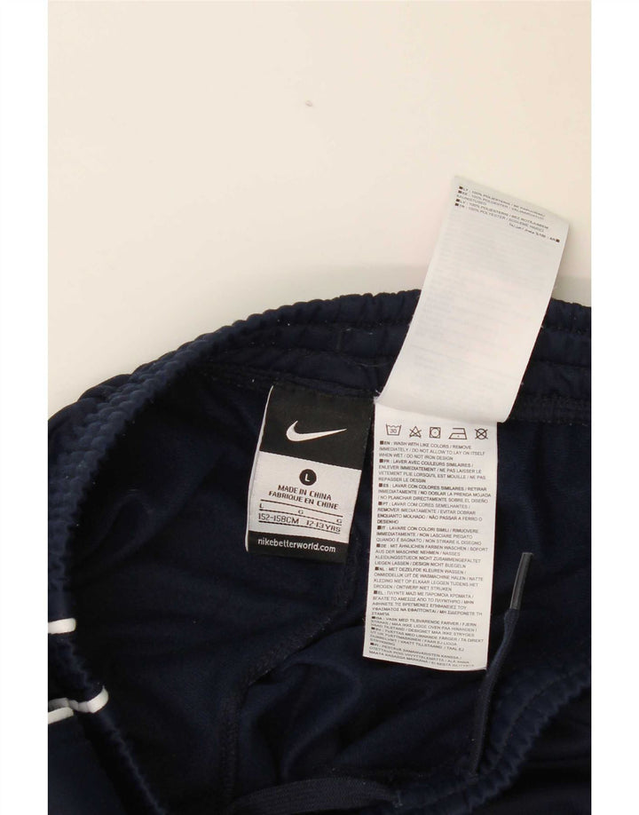Pantalon de survêtement Nike Fille 12-13 ans Large Bleu Marine Polyester