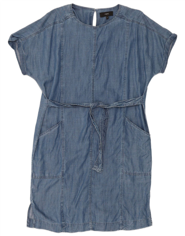 Next Robe en jean surdimensionnée pour femme UK 42 Lyocell bleu moyen