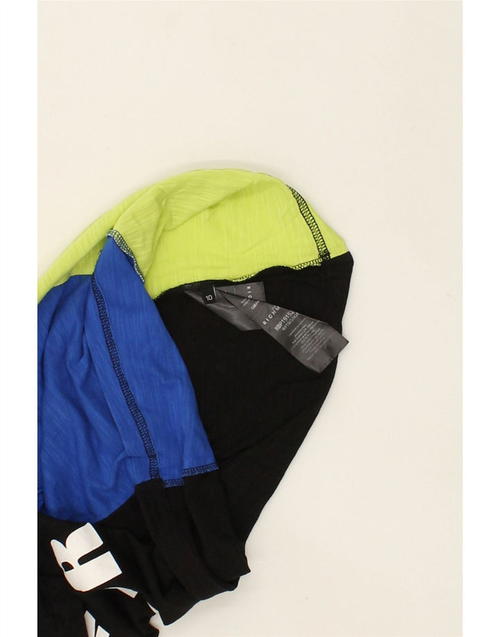 RICHMOND Boys Graphic T-Shirt Top 9-10 Years Multicoloured Colourblock | Vintage Richmond | Thrift | Second-Hand Richmond | Used Clothing | Messina Hembry 