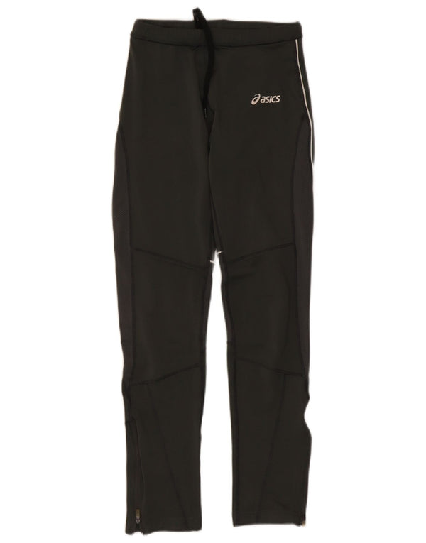 Asics Pantalon de survêtement pour femme UK 4 XS Kaki Polyester