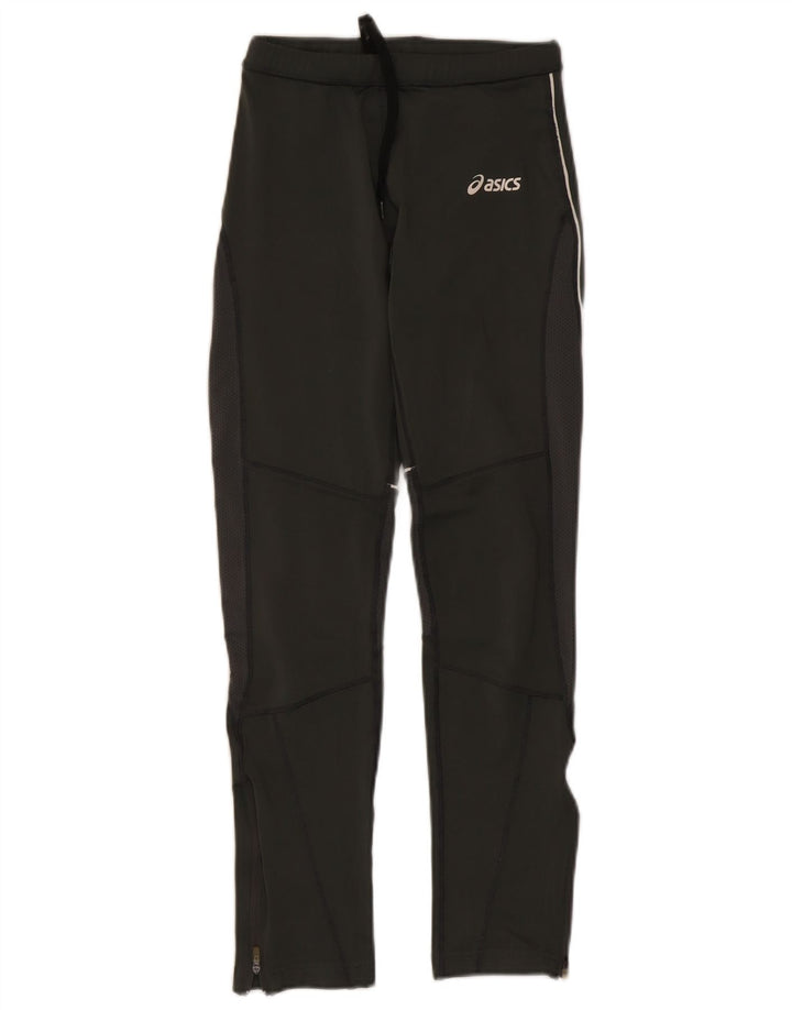 Asics Pantalon de survêtement pour femme UK 4 XS Kaki Polyester