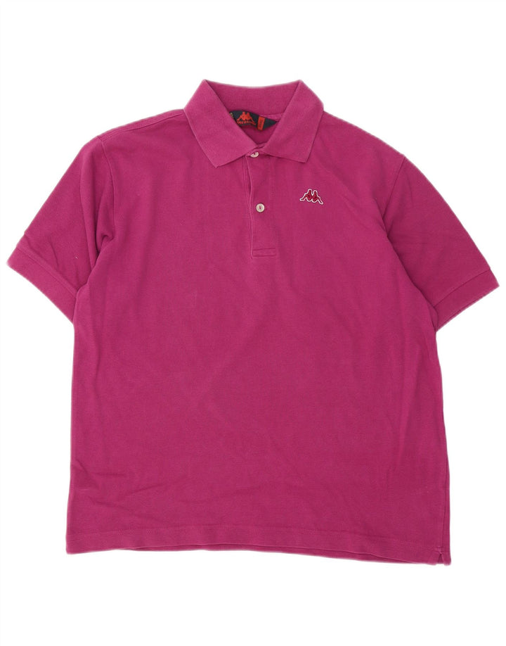 Kappa Polo Homme Petit Violet Coton