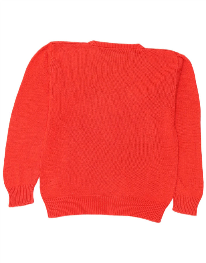 Puma Pull ras du cou pour homme en coton rouge Small