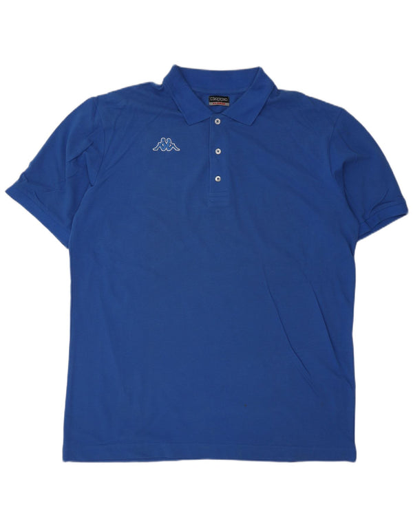 KAPPA Polo Homme XL Bleu Coton