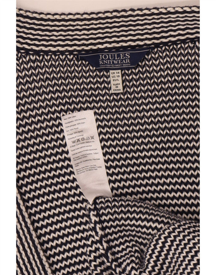 Joules Pull cardigan long surdimensionné pour femme UK 14 Large Bleu